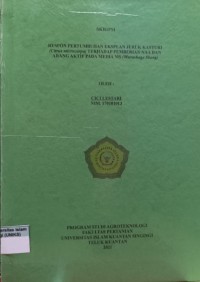 Image of RESPON PERUMBUHAN EKSPLAN JERUK KASTURI (Citrus microcarpa) TERHADAP PEMBERIAN NAA DAN ARANG AKTIF PADA MEDIA MS (Murashage Skoog)