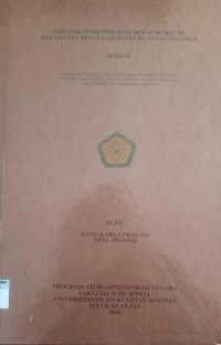 Image of IMPLEMENTASI PROGRAM BERAS MISKIN DI KECAMATAN BENAI KABUPATEN KUANTAN SINGINGI