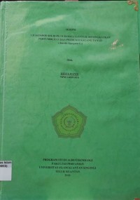 Image of UJI KOMPOS SOLID PLUS (KOSPLUS) UNTUK MENINGKATKAN PERTUMBUHAN DAN PRODUKSI KACANG TANAH
(ARACHIS HYPOGAEA)