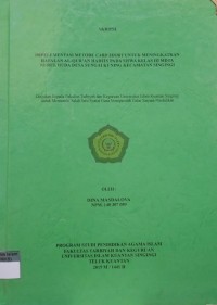 Image of IMPLEMENTASI METODE CARD SHORT UNTUK MENINGKATKAN HAFALAN AL-QUR'AN HADIST PADA SISWA KELAS III MDTA NURUL HUDA DESA SUNGAI KUNING KECAMATAN SINGINGI)