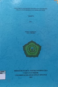 Image of IMPLEMENTASI SISTEN INFORMASI GEOGRAFIS PELAYANAN KESEHATAN BERBASIS WEB