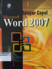 Image of Belajar Cepat Micrososft Word 2007