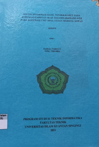 Image of SISTEM INFORMASI HASIL TENDER KARET PADA KOPERASI GAPOTAN MAJU BASAMO BERBASIS WEB PADA KOPERASI UNIT DESA TITIAN MODANG KOPAH