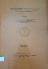Image of IMPLEMENTASI PROGRAM KELUARGA HARAPAN DI DESA KOPAH KECAMATAN KUANTAN TENGAH KABUPATEN KUANTAN SINGINGI
