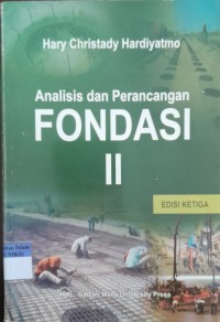 Image of Analisis dan Perancangan Fondasi II Edisi Ketiga