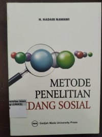 Image of Metode Penelitian Bidang Sosial
