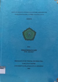 Image of RANCANG BANGUN APLIKASI JASA LOUNDRY BERBASIS WEB STUDI KASUS GILANG LAUDRY TALUK KUANTAN