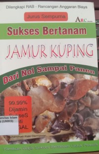 Image of Jurus Sempurna sukses  Bertanam Jamur Kuping