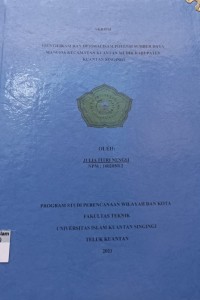 Image of IDENTIFIKASI DAN OPTIMALISASI POTENSI SUMBER DAYA MANUSIA KECAMATAN KUANTAN MUDIK KABUPATEN KUANTAN SINGINGI