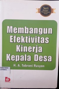 Image of Membangun Efektivitas Kinerja Kepala Desa