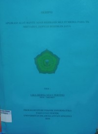 Image of APLIKASI ALAT BANTU AJAR BERBASIS MULTI MEDIA PADA TK MIFTAHUL JANNAH BERINGIN JAYA