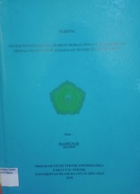 Image of SISTEM INFORMASI PENGARSIPAN BERKAS PENANGANAN PERKARA TINDAK PIDANA UMUM KEJAKSAAN NEGERI TELUK KUANTAN