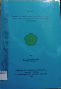 Image of APLIKASI DATA TEKNIS JARINGAN FIBER OPTIK (FO) LINTASARTA PADANG MENGGUNAKAN ANDROID BERBASIS GIS
