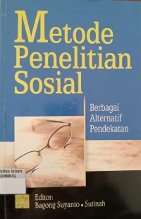 Image of Metode Penelitian Sosial Berbagai Alternatif Pendekatan : edisi ketiga