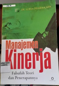 Image of Manajemen Kinerja Falsafah Teori dan Penerapannya
