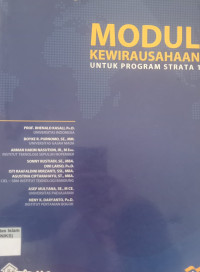 Image of Modul Kewirausahaan untuk Program Strata 1
