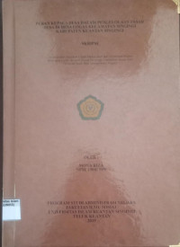 Image of PERAN KEPALA DESA DALAM PENGELOLAAN PASAR DESA DI DESA LOGAS KECAMATAN SINGINGI KABUPATEN KUANTAN SINGINGI
