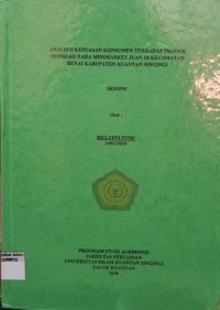 Image of ANALISIS KEPUASAN KONSUMEN TERHADAP PRODUK SEMBAKO PADA MINIMARKET JUAN DI KECAMATAN BENAI
KABUPATEN KUANTAN SINGINGI
