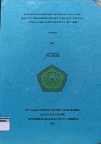 Image of PERANCANGAN SISTEM INFORMASI E-KATALOG DOKUMEN HAJI BERBASIS WEB PADA KEMENTERIAN AGAMA KABUPATEN KUANTAN SINGINGI