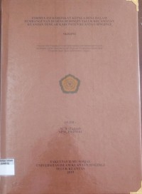 Image of FORMULASI KEBIJAKAN KEPALA DESA DALAM PEMBANGUNAN DI DESA BERINGIN TALUK KECAMATAN KUANTAN TENGAH KABUPATEN KUANTAN SINGINGI