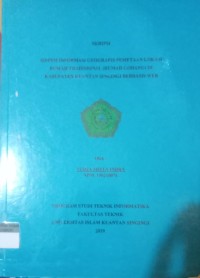 Image of SISTEM INFORMASI GEOGRAFIS PEMETAAN LOKASI RUAMAH TRADISIONAL (RUMAH GODANG) DI KABUPATEN KUANTAN SINGINGI