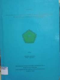 Image of APLIKASI LELANG BARANG JAMINAN BERBASIS ANDROID PADA PT. PEGADAIAN (PERSERO) UPC SEI JERING