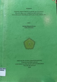 Image of RESPON TUMBUHAN EKSPLAN TANAMAN PISANG (Musa sp) VARIETAS ROTI DENGAN PENAMBAHAN EKSTRAK KENTANG PADA MEDIA MS