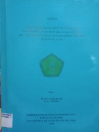 Image of SISTEM PENDUKUNG KEPUTUSAN DALAM MEMPRIORITASKAN PERBAIKAN JALAN RUSAK DENGAN MENGGUNAKAN METODE SIMPLE ADDITIVE WEIGHTING (SAW)