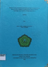 Image of PERANCANGAN SISTEM INFORMASI IZIN USAHA DINAS PENANAMAN MODAL DAERAH DAN PELAYANAN TERPADU SATU PINTU INDRAGIRI HULU