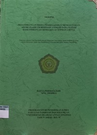 Image of PENGEMBANGAN MEDIA PEMBELAJARAN MENGGUNAKAN ADOBE FLASH CS6 BERBASIS ANDROID PADA MATERI KESEIMBANGAN KIMIA XI SMAN 1 BENAI
