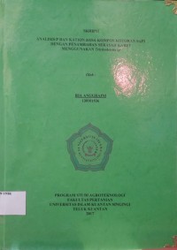 Image of ANALISIS P DAN KATION BASA KOMPOS KOTORAN SAPI DENGAN PEMBAHASAN SERASAH KARET MENGGUNAKAN Trichoderma sp