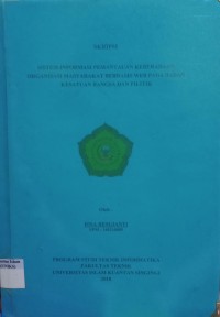 Image of SISTEM INFORMASI PEMANTAUAN KEBERADAAN ORGANISASI MASYARAKAT BERBASIS WEB PADA BADAN KESATUAN BANGSA DAN PILITIK