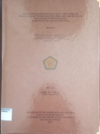 Image of EFEKTIFITAS PENGGUNAAN DANA DALAM PELAKSANAAN PEMBANGUNAN DESA MUARO SENTAJO KECAMATAN SENTAJO RAYA  KABUPATEN KUANTAN SINGINGI
