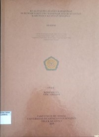 Image of KUALITAS PELAYANAN RAWAT INAP DI RUMAH SAKIT UMUM DAERAH TELUK KUANTAN KABUPATEN KUANTAN SINGINGI