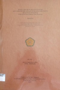 Image of EVALUASI PENGAWASAN PASAR KECAMATAN KUANTAN TENGAH KABUPATEN KUANTAN SINGINGI (STUDI KASUS PASAR RAKYAT TELUK SINGINGI)