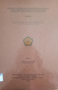 Image of IMPLEMENTASI PROGRAM PEMBINAAN MASYARAKAT DESA LUMBOK KECAMATAN KUANTAN HILIR SEBERANG KABUPATEN KUANTAN SINGINGI