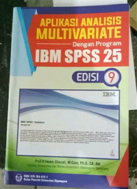 Image of Aplikasi Analisis Multivariate dengan Program IBM SPSS 25 Edisi 9