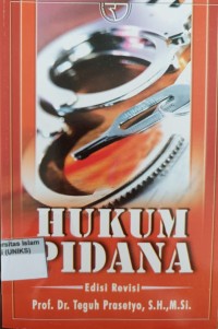 Image of Hukum Pidana Edisi Revisi