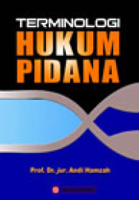 Image of Terminologi Hukum Pidana