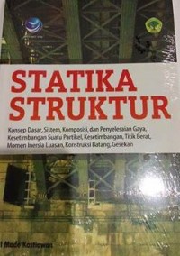 Image of Statika Struktur: Konsep Dasar, Sistem, Komposisi, dan Penyelesaian Gaya,
Kesetimbangan Suatu Partikel, Kesetimbangan, Titik Berat, Momen Inersia Luasan
Kontruksi Batang, Gesekan