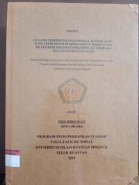 Image of ANALISIS PREFERENSI MASYARAKAT BANDAR ALAI KARI LEBIH MEMILIH MENGAJUKAN PEMBIAYAAN KE PEMBERI PINJAMAN MENGAJUKAN PEMBIAYAAN KE PEMBERI PINJAMAN DIBANDING KE LEMBAGA KEUANGAN BANK SYARIAH