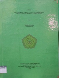 Image of UJI C-ORGANIK, NITROGEN DAN C/N PUPUK ORGANIK TRTANKOS YANG DIPERKAYA KOTORAN SAPI