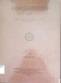 Image of EVALUASI PELAYANAN KESEHATAN MASYARAKAT PADA PUSKESMAS LUBUK AMBACANG KECAMTAN HULU KUANTAN KABUPATEN KUANTAN SINGINGI