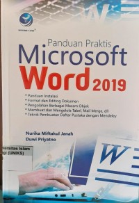 Image of Panduan Praktis Microsoft Word 2019