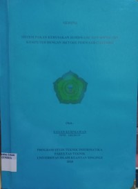 Image of SISTEM PAKAR KERUSAKAN HARDWARE DAN SOFTWARE KOMPUTER DENGAN METODE FORWARD CHAINING