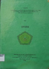 Image of UJI BERBAGAI KONSENTRASI PUPUK ORGANIK CAIR NASA PADA PERTUMBUHAN DAN PRODUKSI SELADA 
(LACTUCA SATIVA L.)